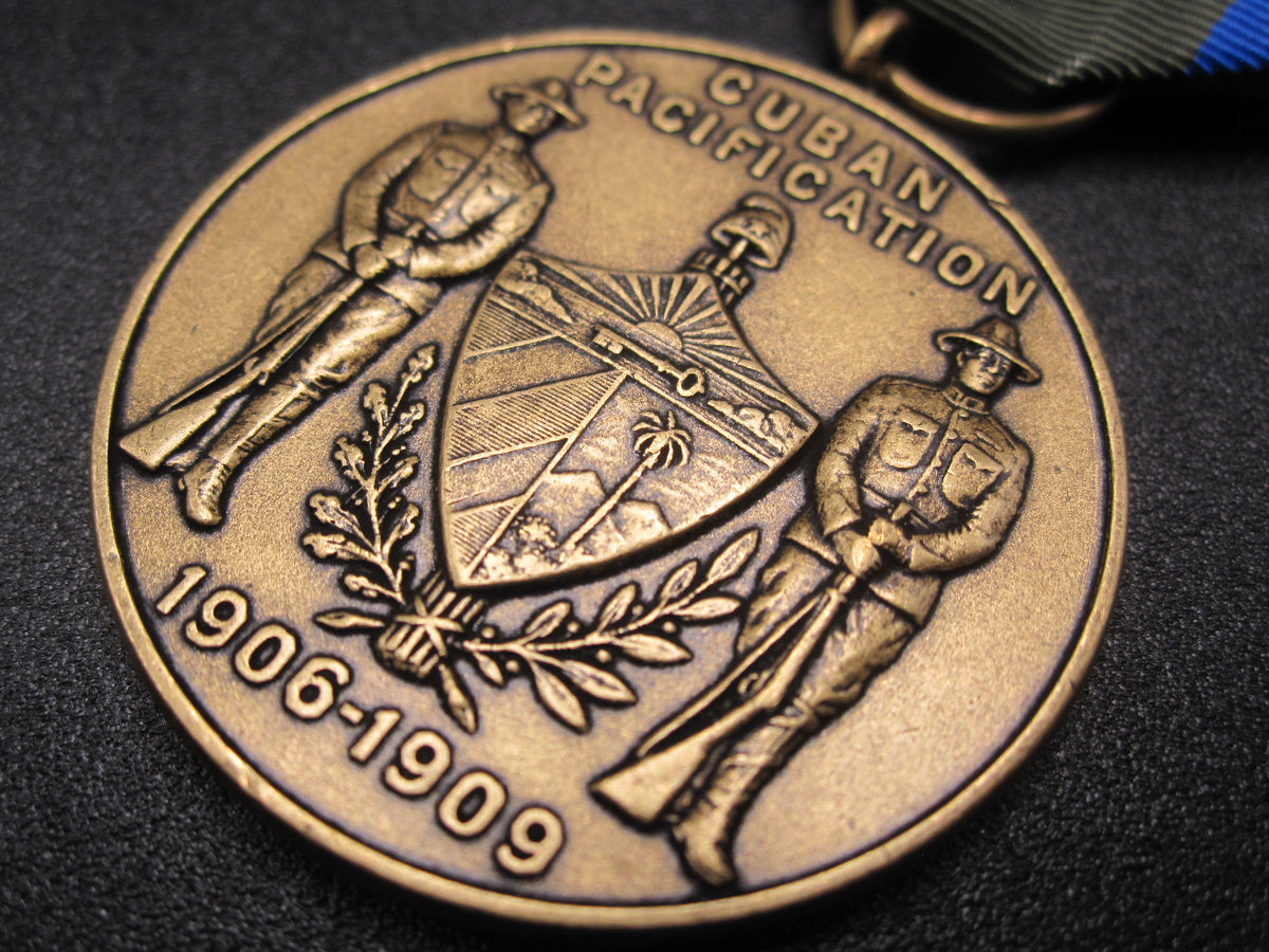 H.W.  - -    Cuban Pacification Medal 1906-1909 -ARMY-