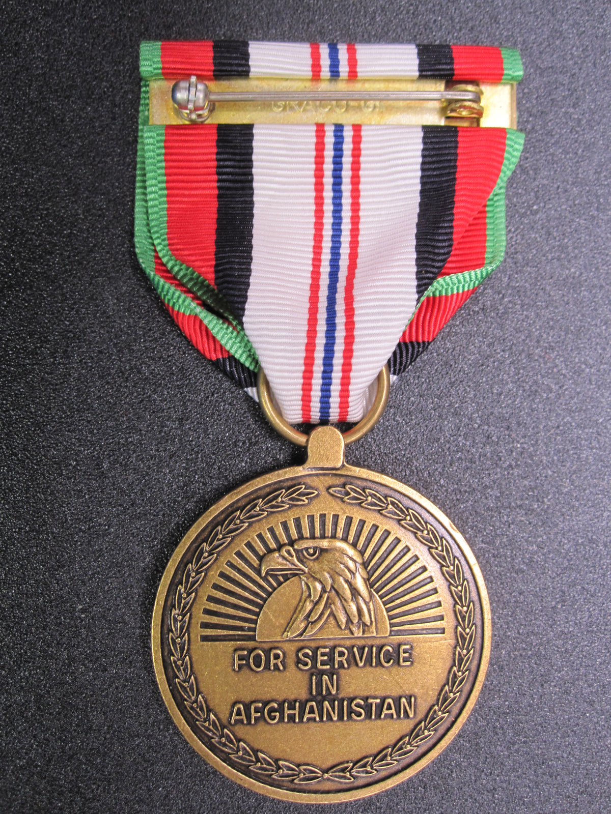 H.W.  - -    Afghanistan Campaign Medal