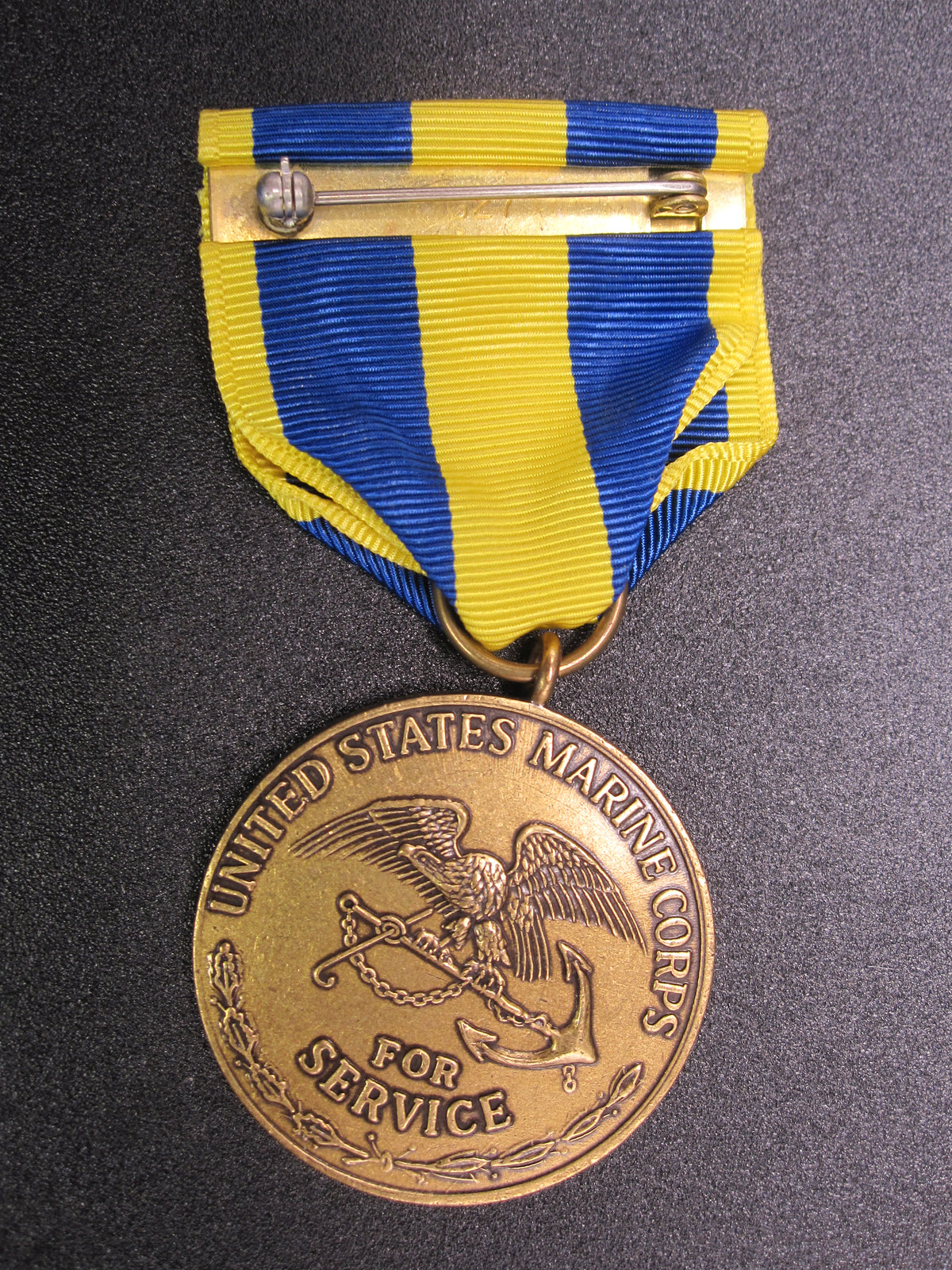 H.W.  - -    Spanish Campaign Medal 1898  -Marine Corps-
