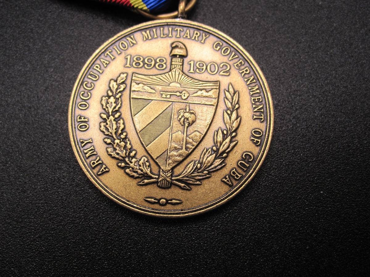 H.W.  - -    Cuban Occupation Medal 1906-1909 -ARMY-
