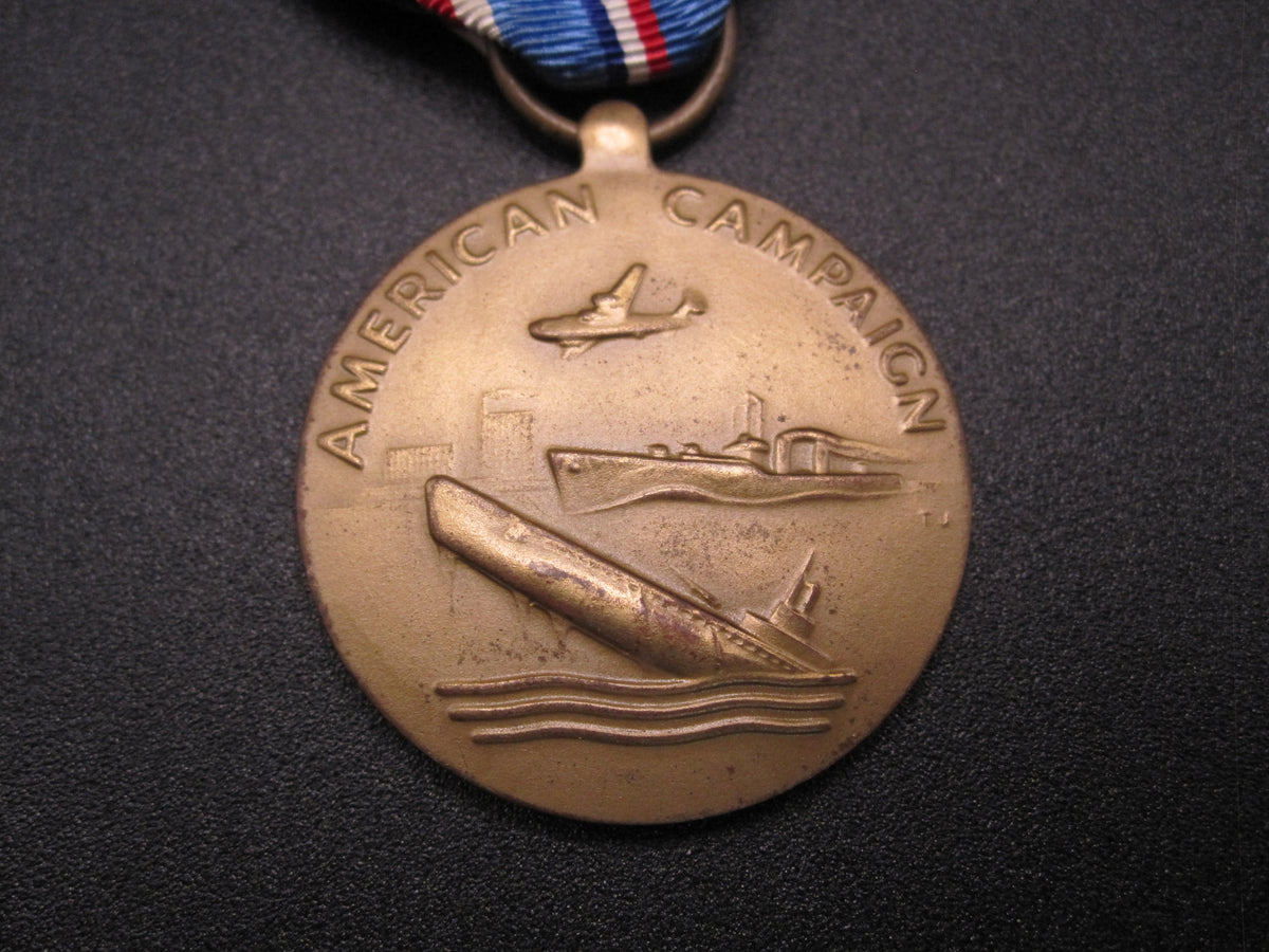 H.W.  - -    American Campaign Medal 1941 - 1945