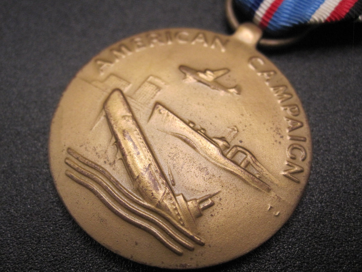 H.W.  - -    American Campaign Medal 1941 - 1945
