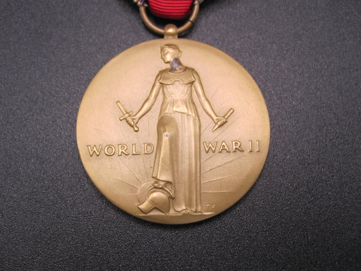 H.W.  - -    World War 2 Victory Medal 1941 - 1945