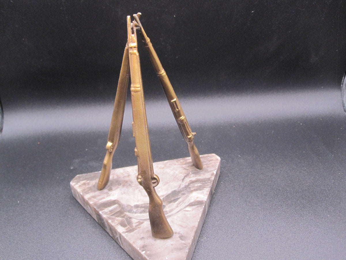 Erinnerungsstück Karabiner K98 Aschenbecher Reservistika Wehrmacht