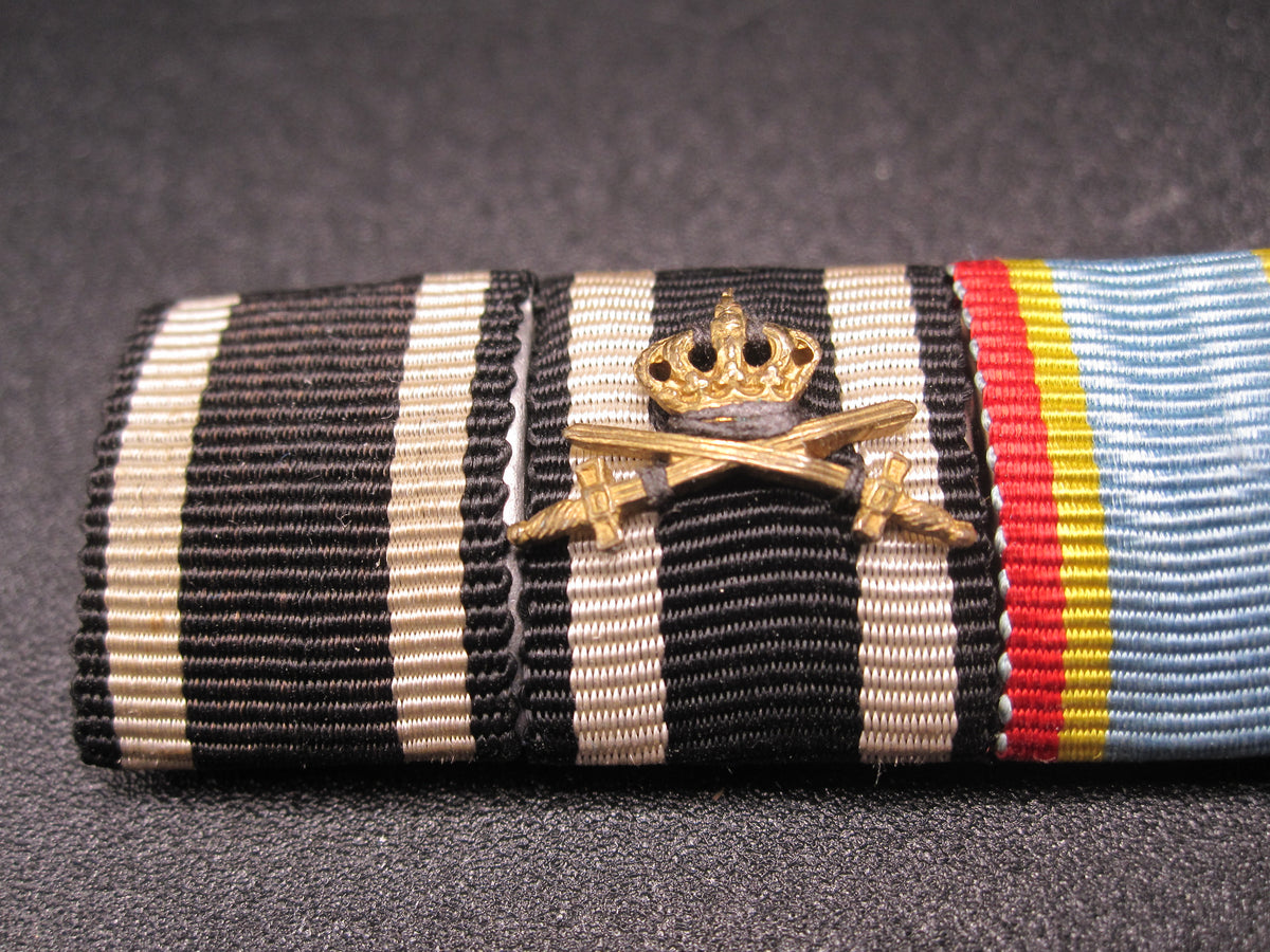 5er Feldspange / Ordensspange  Ritterkreuz Hausorden von Hohenzollern etc