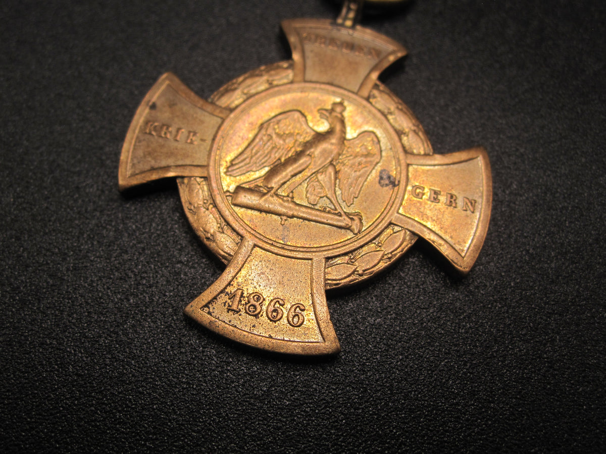 Medaille KDM Kriegsdenkmünze für Kämpfer 1866