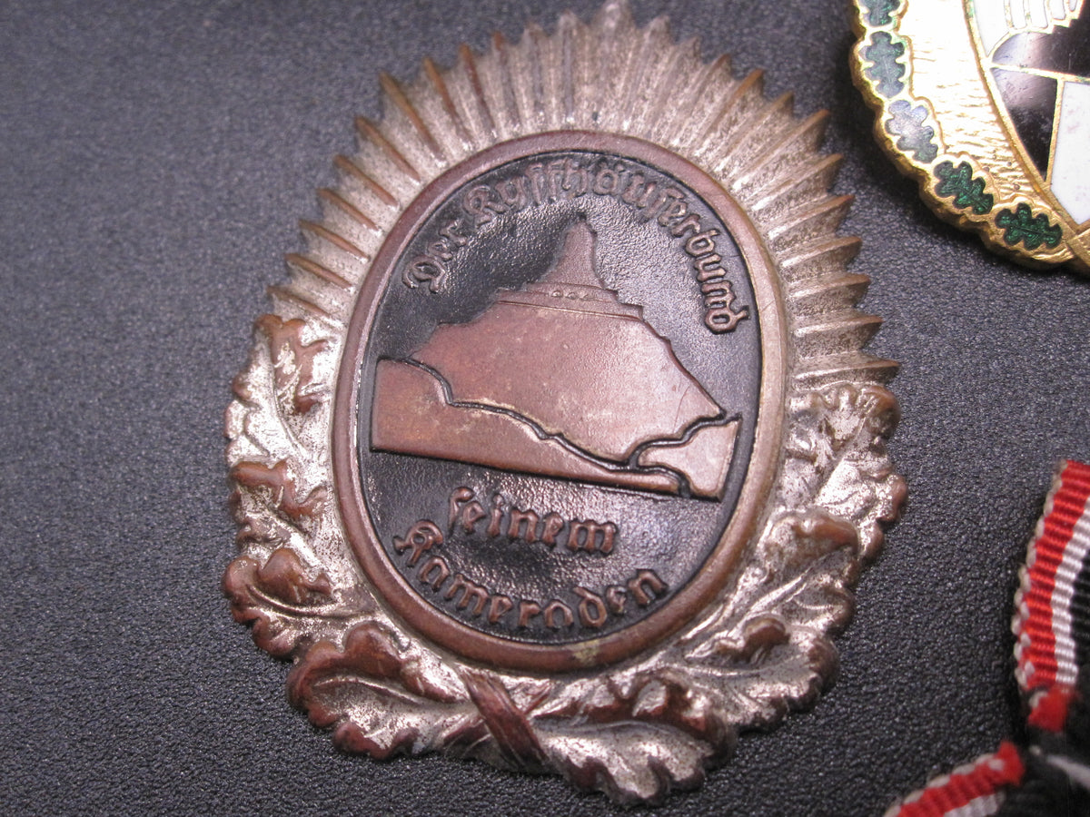 Kyffhäuserbund Ehrenzeichen 2.Klasse / 1.Modell / Schießauszeichnung in Gold