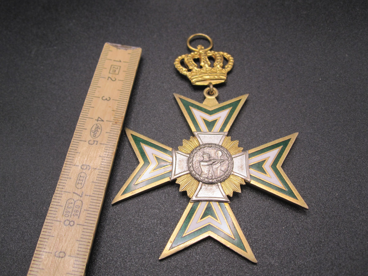 6 Alte Jagdabzeichen jagdliche Schützenorden Schützenmedaille 1927 &amp; 1928 echtes SILBER