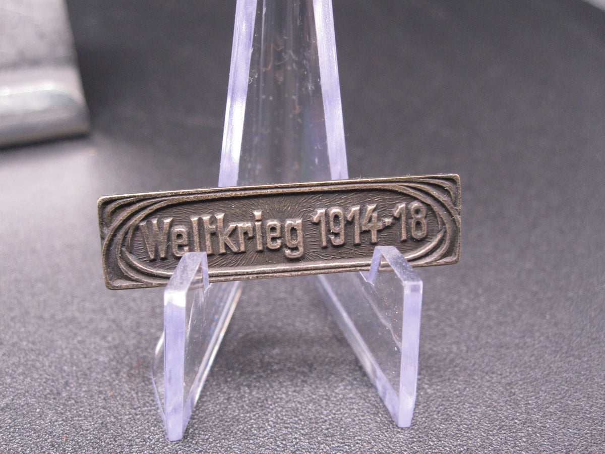 Friedrich August Medaille Bandspange Weltkrieg 1914 - 18