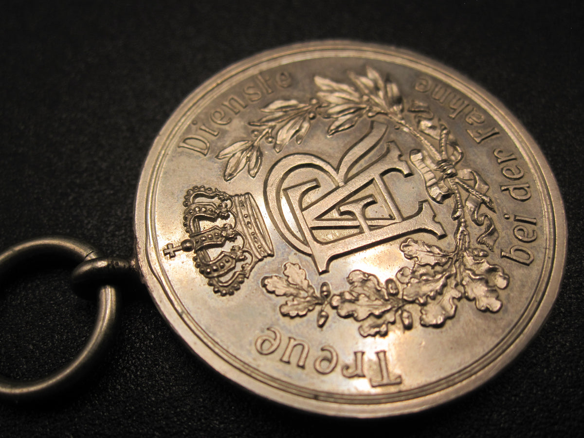 Sachsen Dienstauszeichnung 3.Klasse für 9 Jahre Medaille 1913 - 1918