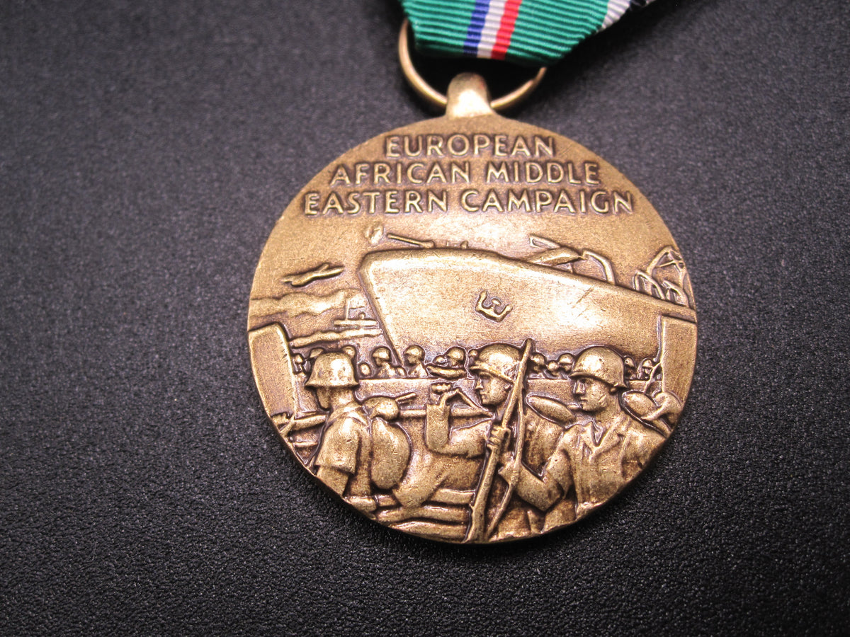 H.W.  - -    European African Middle Eastern Campaign Medal 2.Weltkrieg 1941 - 1945