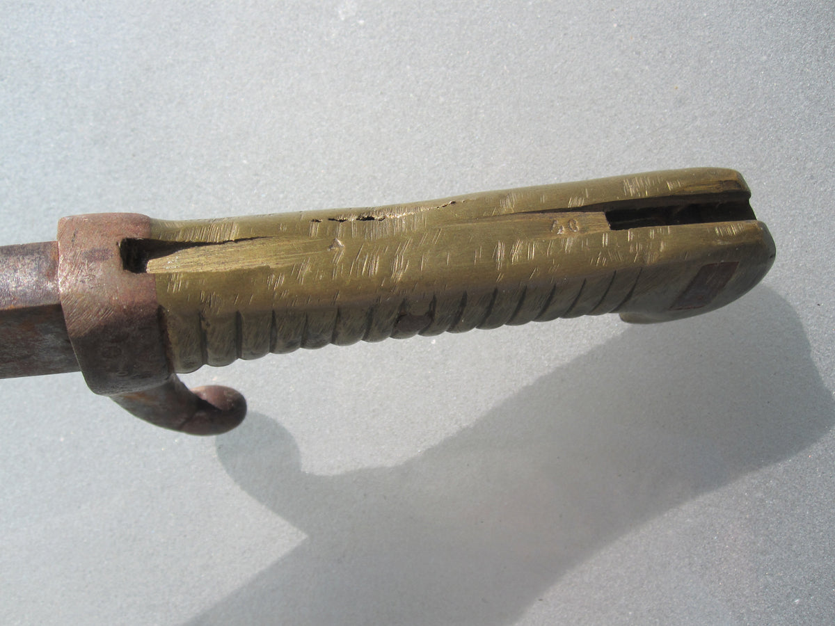 Französisches Faschinenmesser Bajonett Seitengewehr Yatagan Blankwaffe Frankreich Modell 1842 1859 ?
