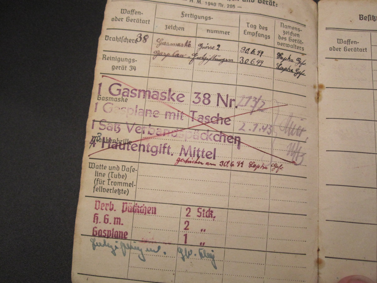 Soldbuch Pioniertruppe