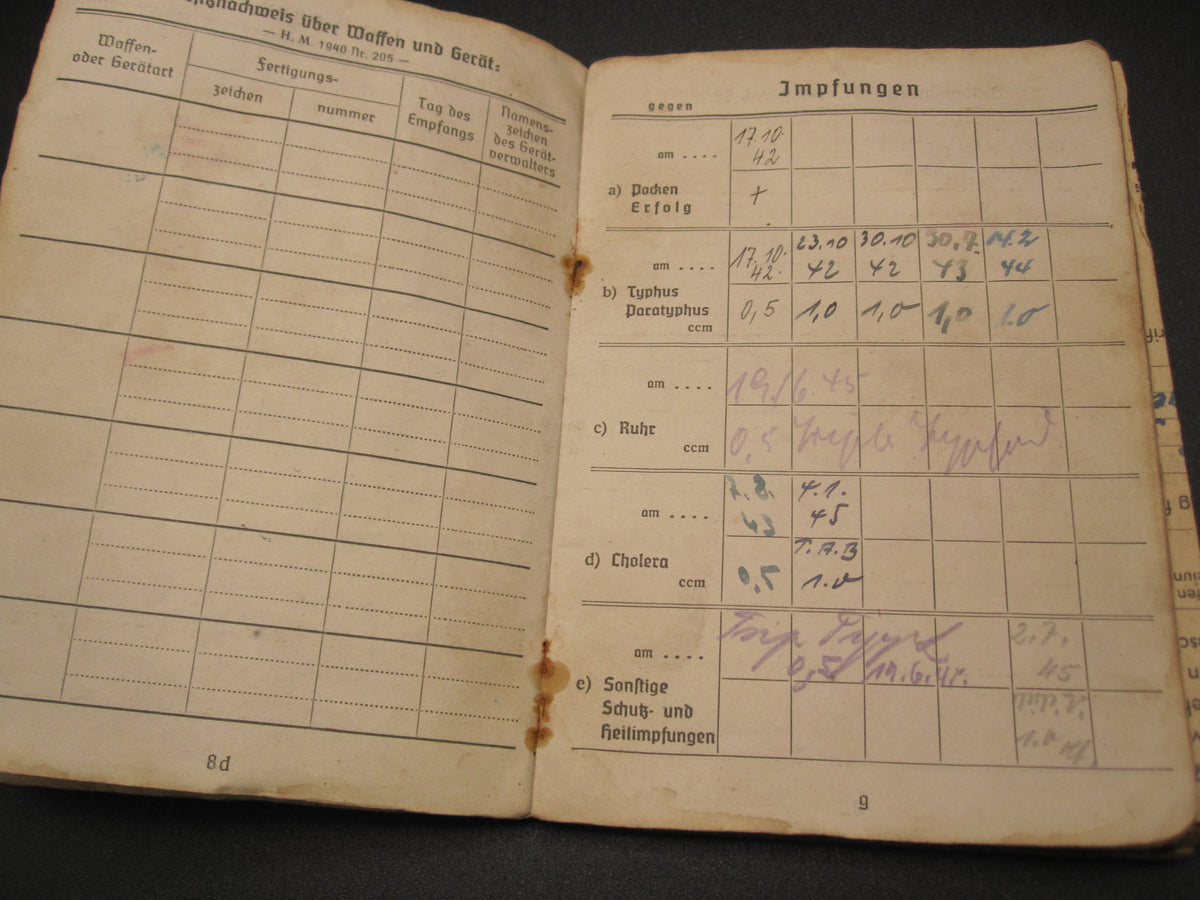Soldbuch Pioniertruppe