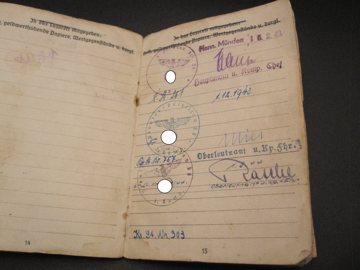 Soldbuch Pioniertruppe
