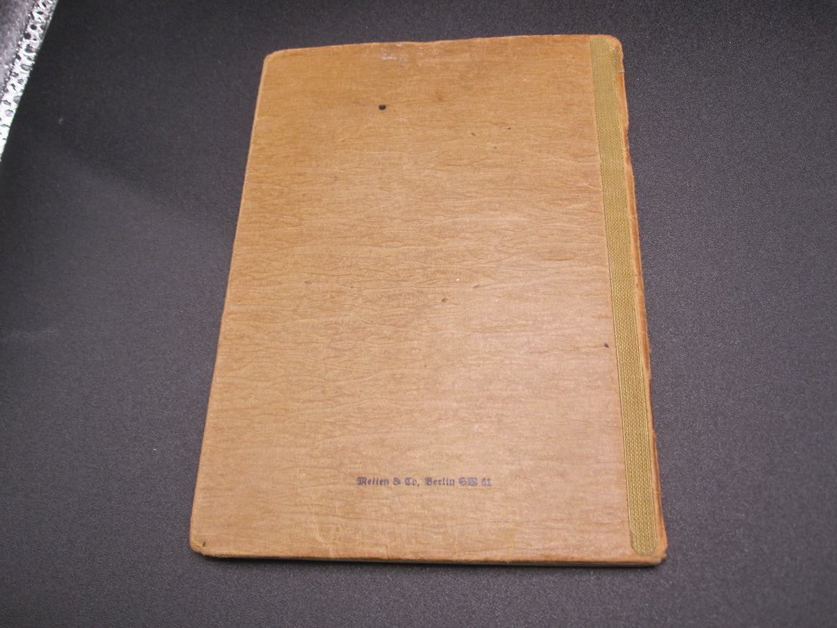 H.W.   -  -   Soldbuch Kriegsmarine Atlantikküste Zerstörer Kriegsabzeichen