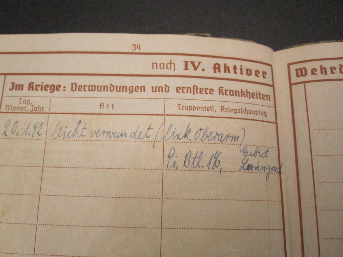 H.W.  -  -  Wehrpaß Division Feldherrnhalle