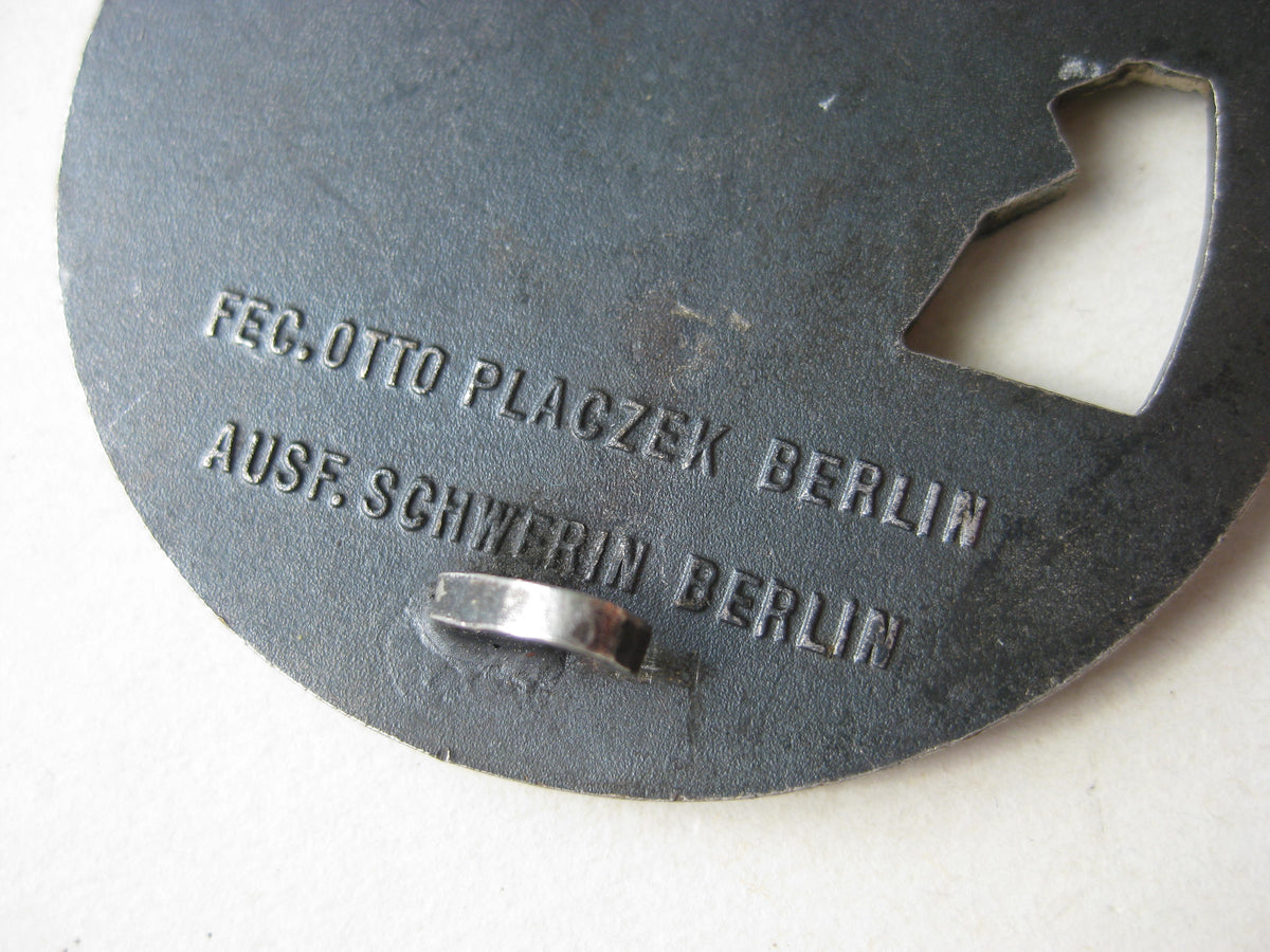 Blockadebrecher Kriegsabzeichen Hersteller: Otto Placzek in Berlin
