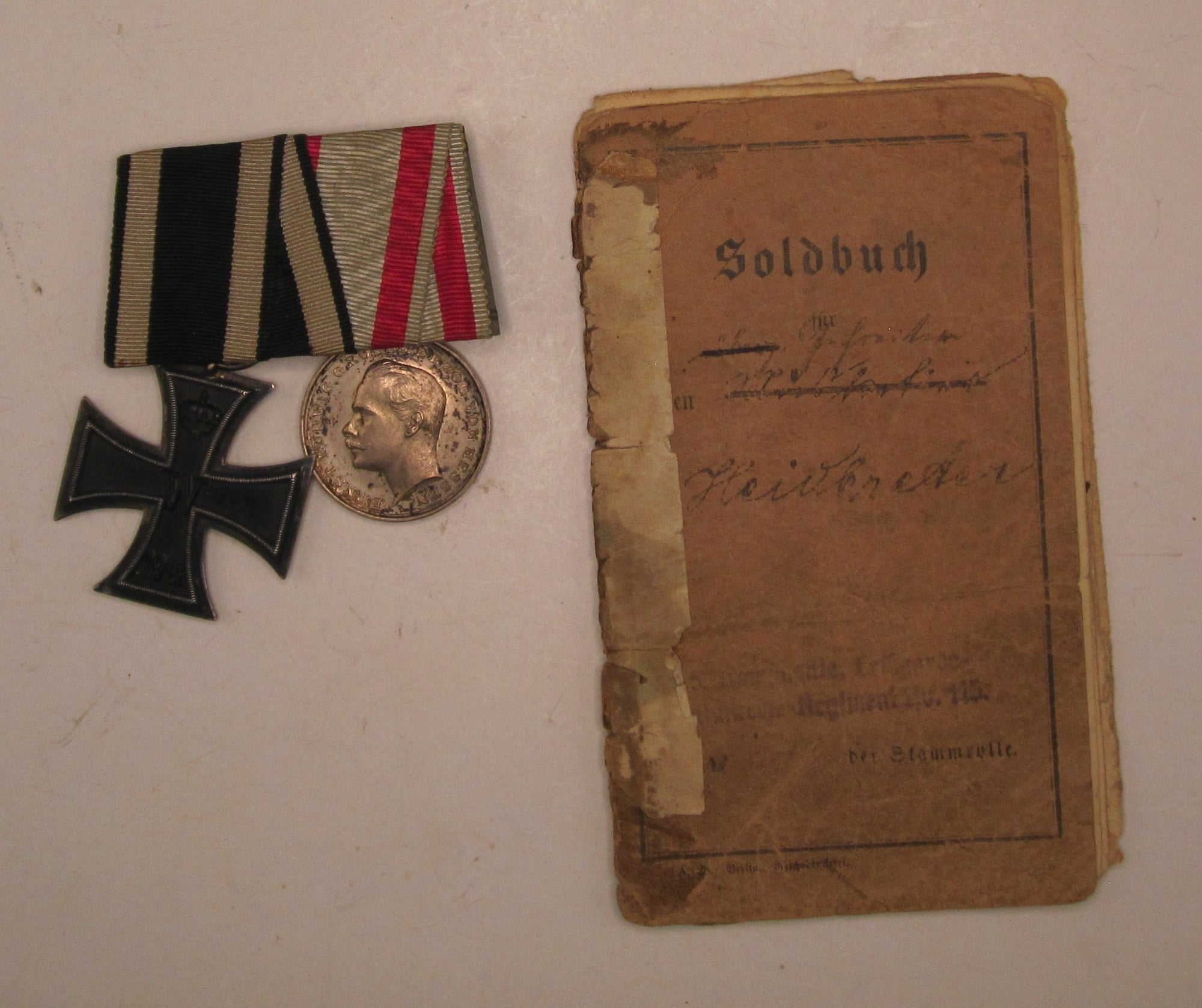 Nachlass Hessen-Darmstadt 1.Weltkrieg Leibgarde I.R. 115