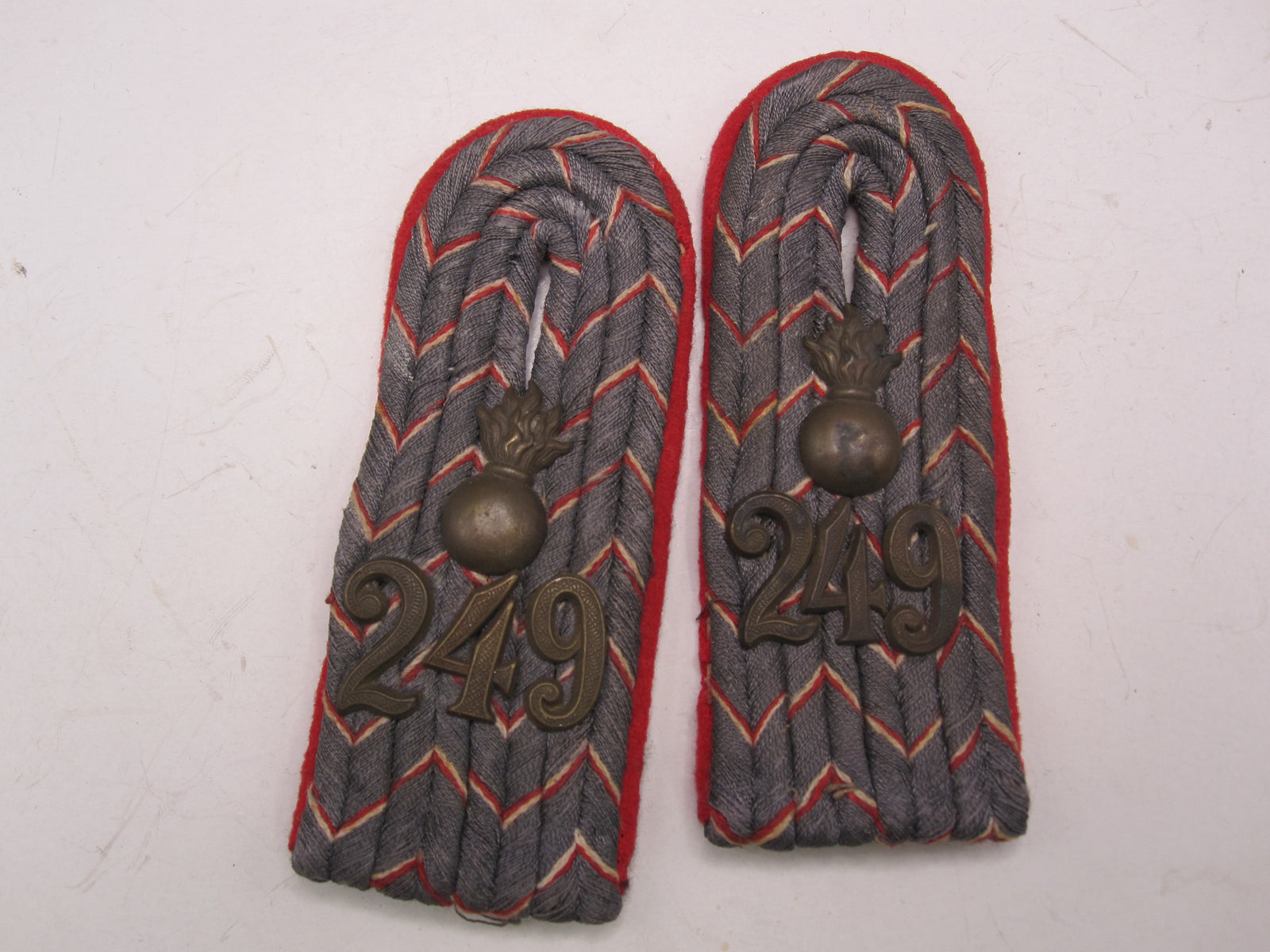 HESSEN Schulterstücke Feldartillerie Regiment 249