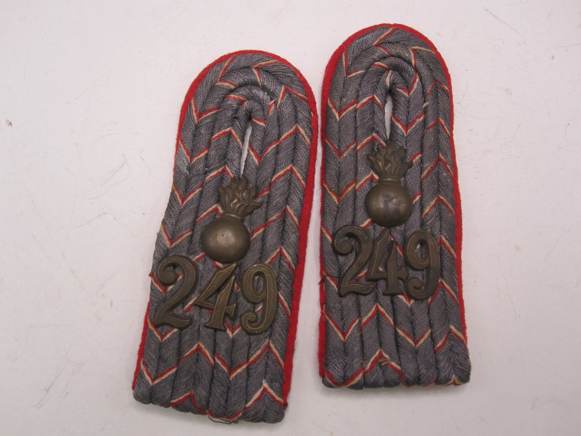 HESSEN Schulterstücke Feldartillerie Regiment 249