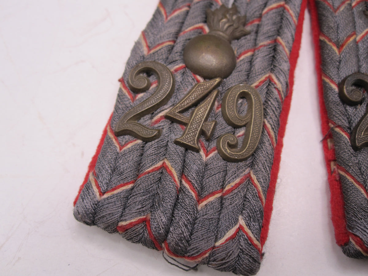 HESSEN Schulterstücke Feldartillerie Regiment 249