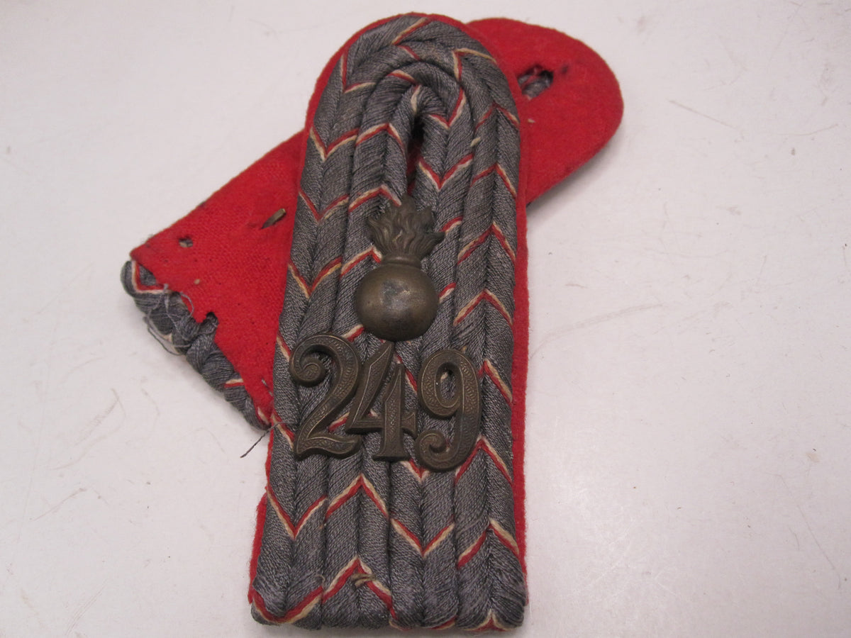 HESSEN Schulterstücke Feldartillerie Regiment 249