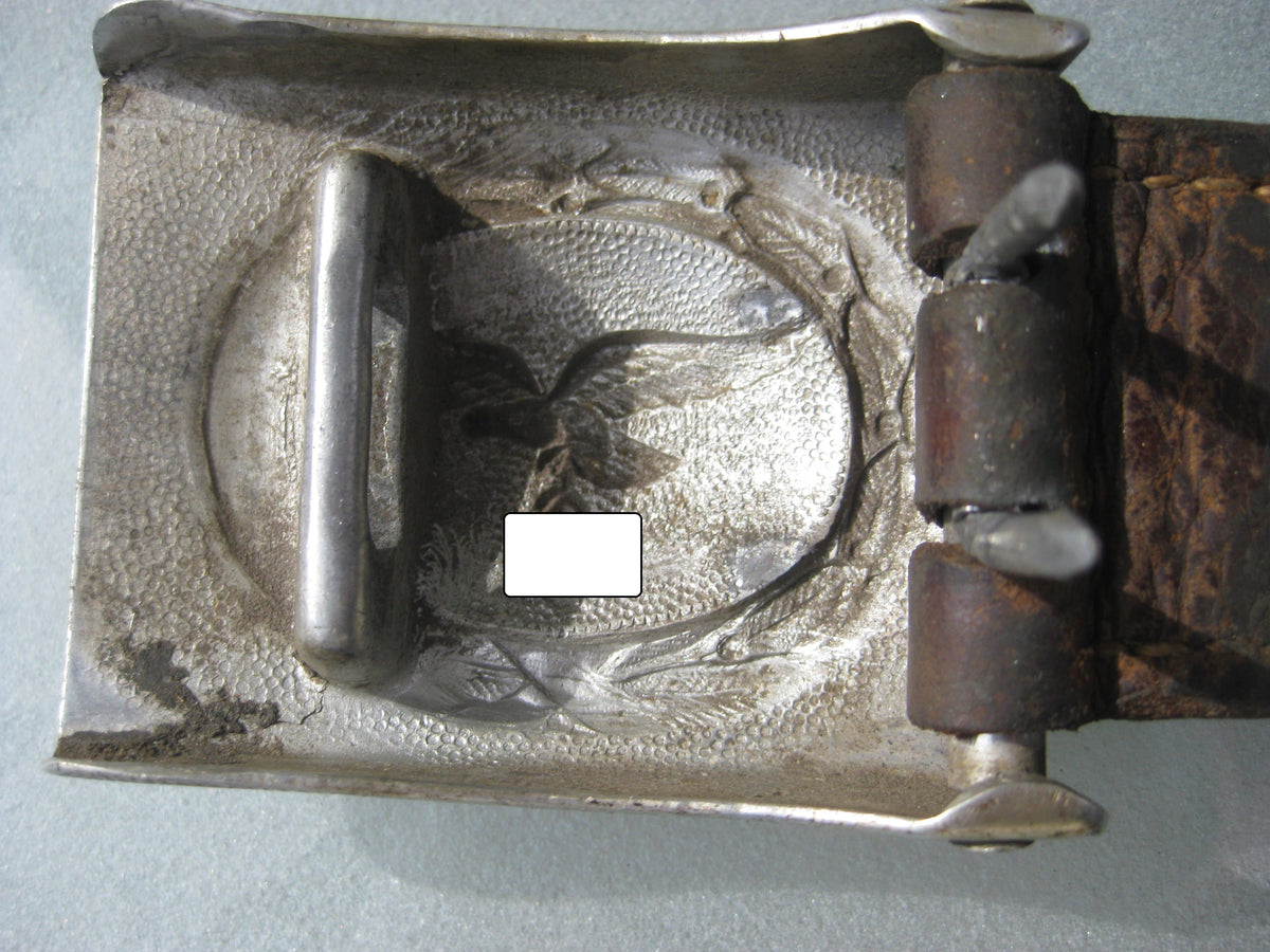 Koppelschloss für Mannschaften Lederriemen Koppelriemen -Luftwaffe- KG158