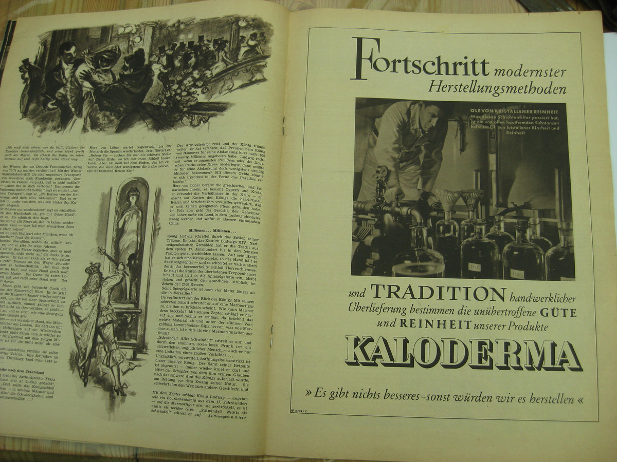 4 x Zeitschrift PINGUIN von 1950 Hermann Göring  !Sehr selten!