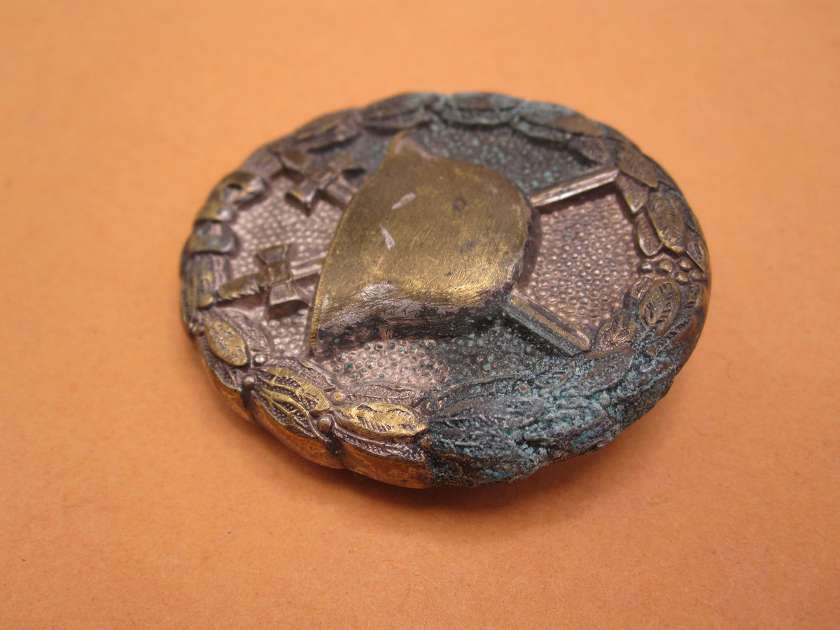 Verwundetenabzeichen in Silber 1.Modell HOHL / VERBÖDET !!! EXTREM SELTEN