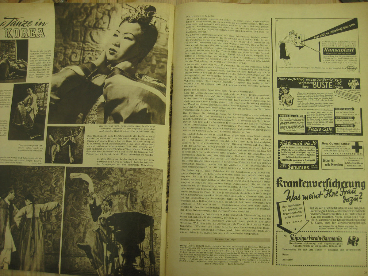 4 x Zeitschrift PINGUIN von 1950 Hermann Göring  !Sehr selten!