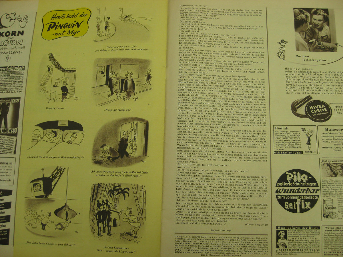 4 x Zeitschrift PINGUIN von 1950 Hermann Göring  !Sehr selten!
