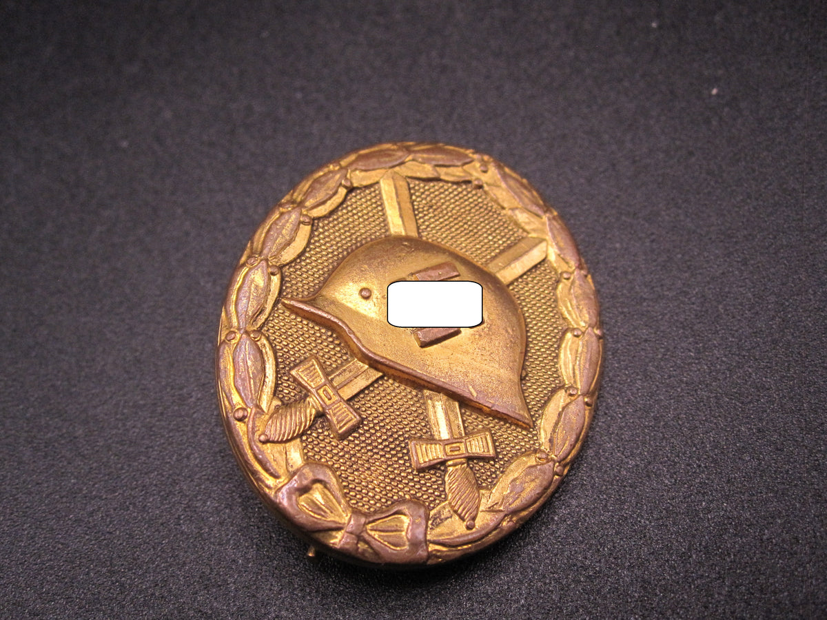 Verwundetenabzeichen 1939 in Gold 100% Original