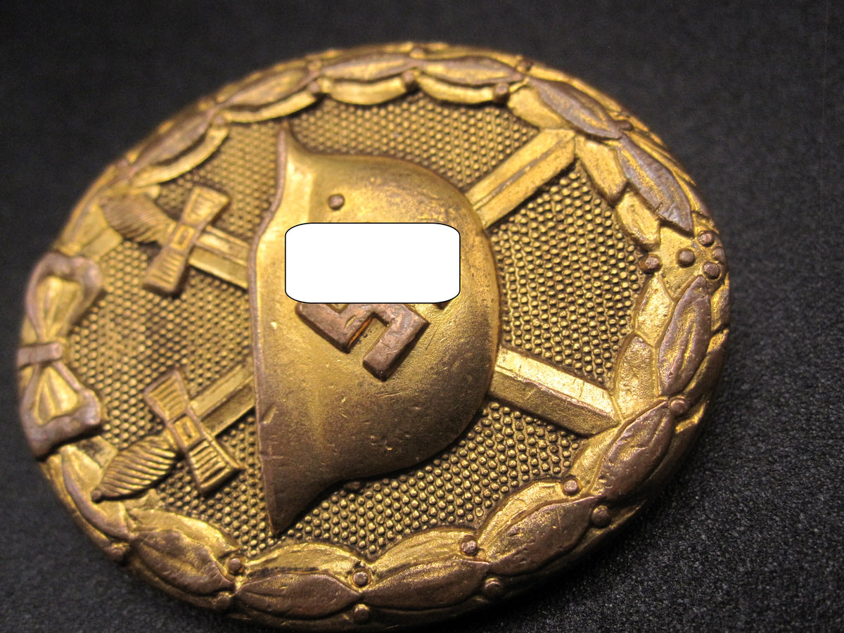 Verwundetenabzeichen 1939 in Gold 100% Original