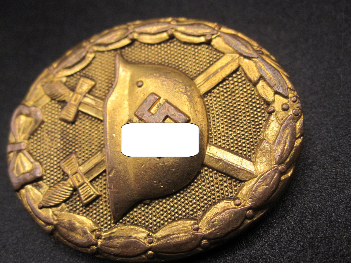 Verwundetenabzeichen 1939 in Gold 100% Original