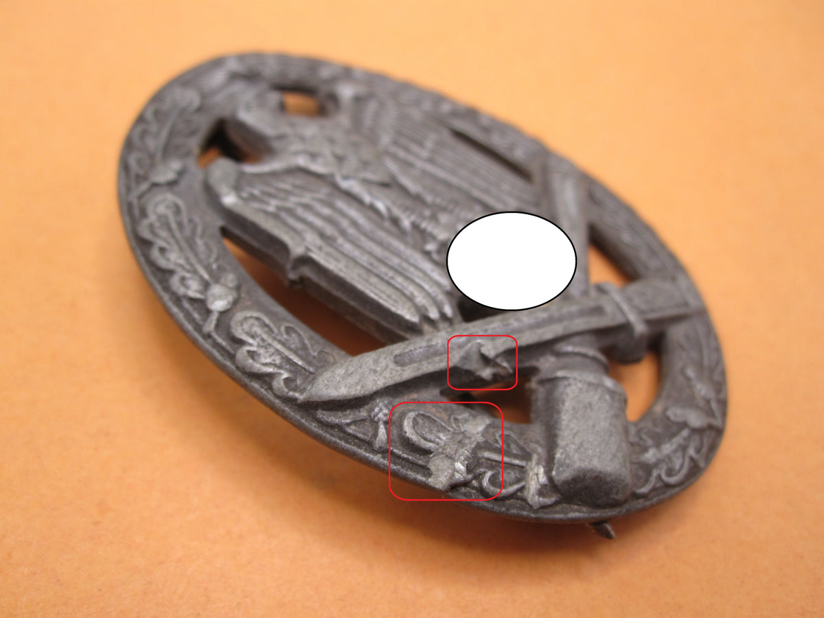 Allgemeines Sturmabzeichen (ASA) mit Kampfschaden!!