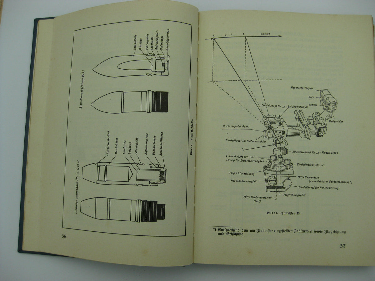 Originalausgabe Buch Der Unterführer der Flakartillerie