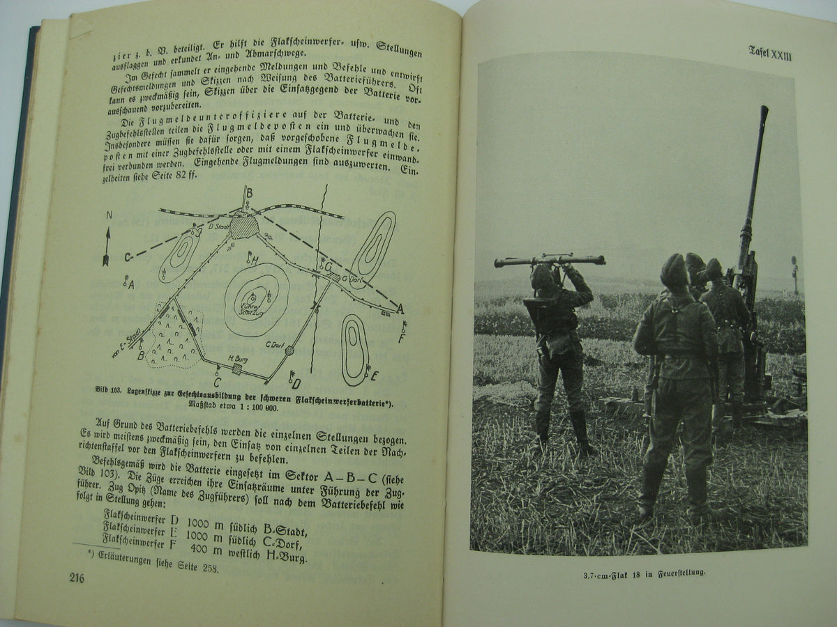 Originalausgabe Buch Der Unterführer der Flakartillerie