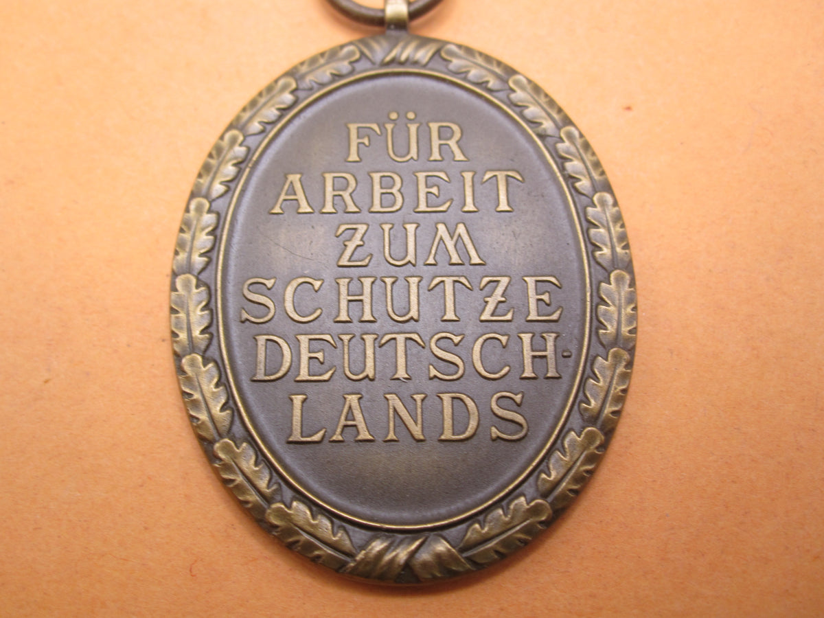 Schutzwallmedaille Deutsches Schutzwall Ehrenzeichen Mint Condition