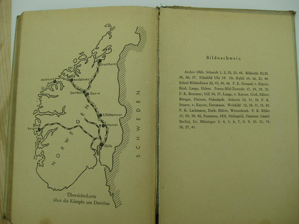 Buch die Fallschirmjäger von Dombas Norwegenfeldzug 1940