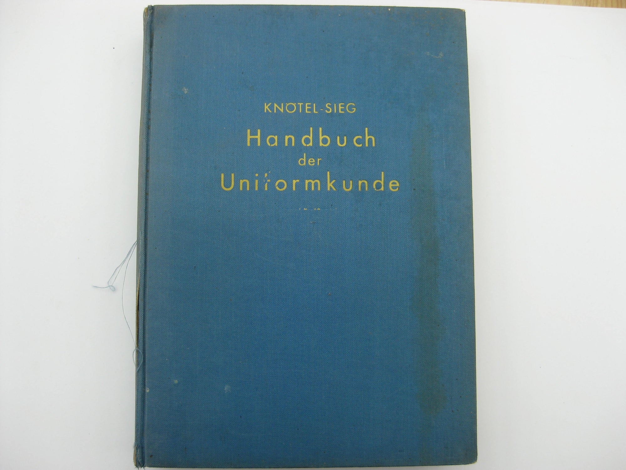Buch Knötel - Sieg Handbuch der Uniformkunde 1937