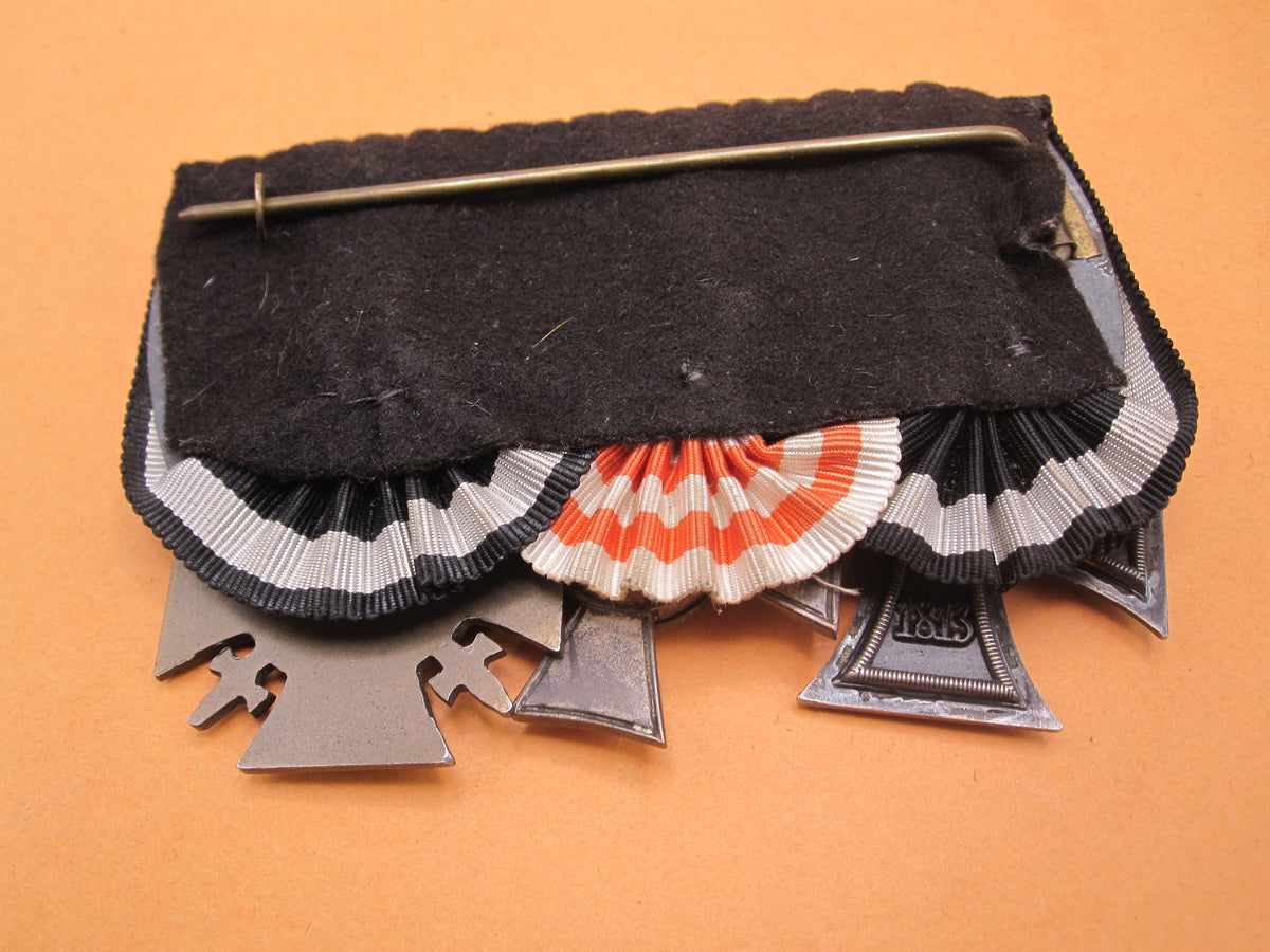 3er  Ordensspange Eisernes Kreuz 2.Klasse 1914 &amp; Bremer Hanseatenkreuz