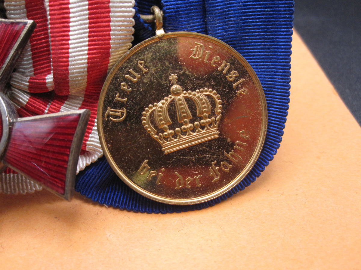 3er  Ordensspange Eisernes Kreuz 2.Klasse 1914 &amp; Bremer Hanseatenkreuz