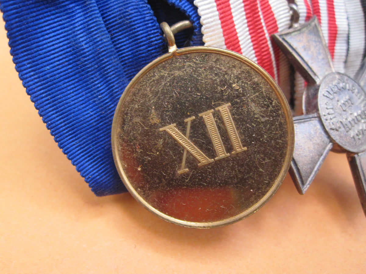 3er  Ordensspange Eisernes Kreuz 2.Klasse 1914 &amp; Bremer Hanseatenkreuz