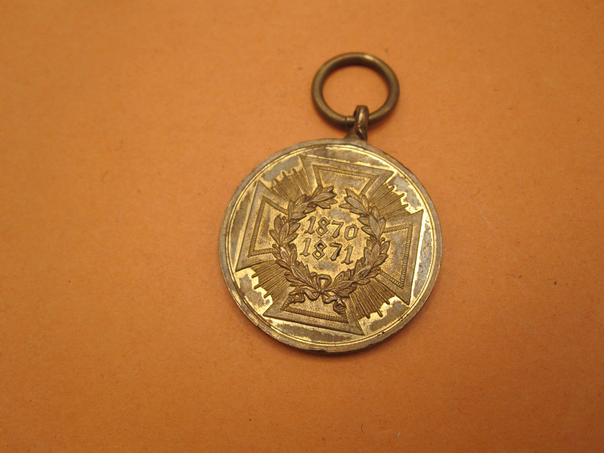 Medaille KDM Kriegsdenkmünze 1870-71 für Kämpfer SPANGENSTÜCK