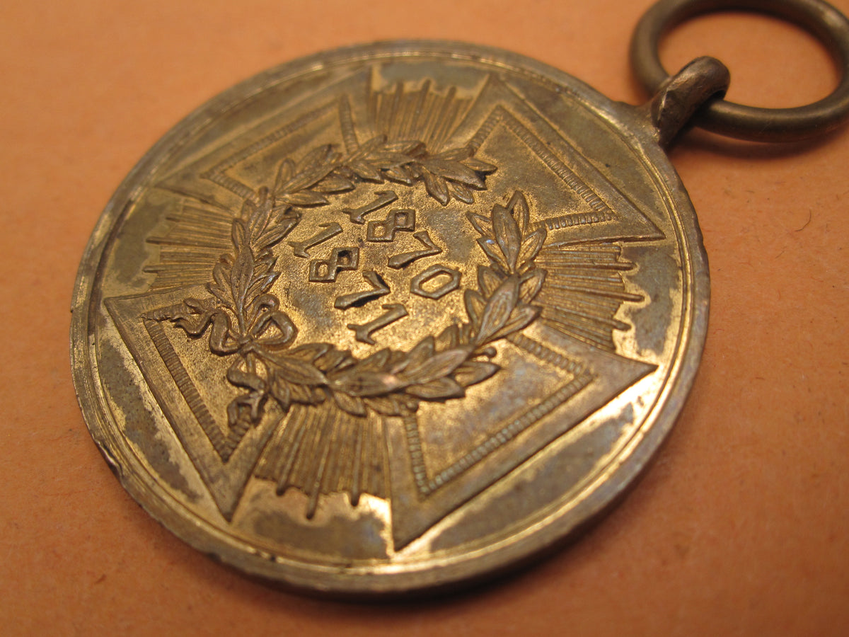 Medaille KDM Kriegsdenkmünze 1870-71 für Kämpfer SPANGENSTÜCK