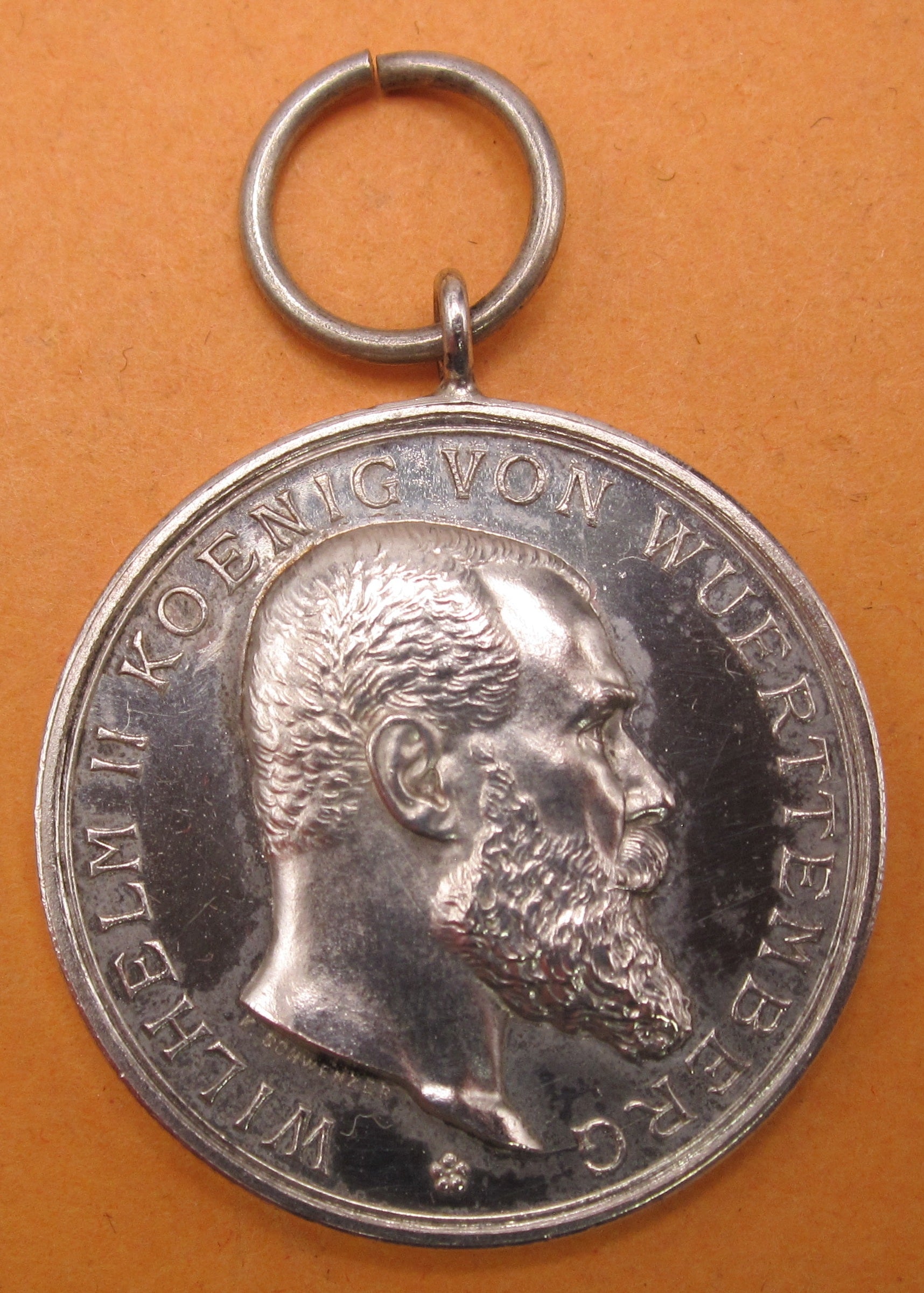 Tapferkeitsmedaille Wilhelm König von Württemberg MINT CONDITION