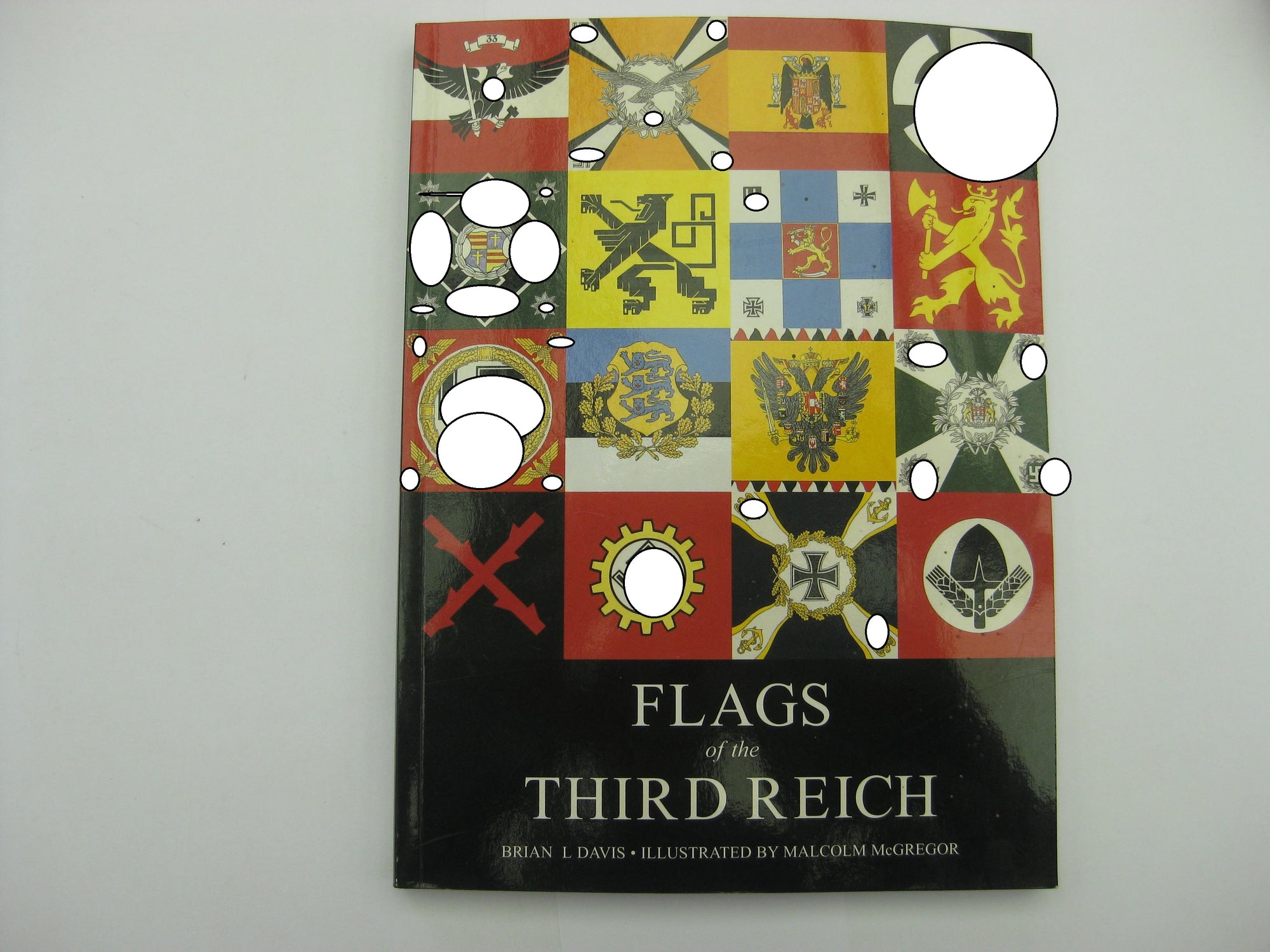 Flaggenkatalog Buch Standarten Fahnen Flaggen 3.Reich RK-Träger H.Heuer