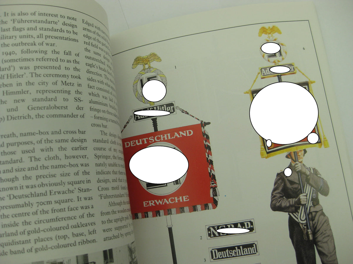 Flaggenkatalog Buch Standarten Fahnen Flaggen 3.Reich RK-Träger H.Heuer