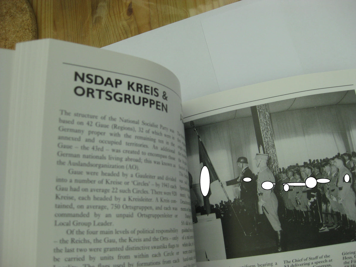Flaggenkatalog Buch Standarten Fahnen Flaggen 3.Reich RK-Träger H.Heuer